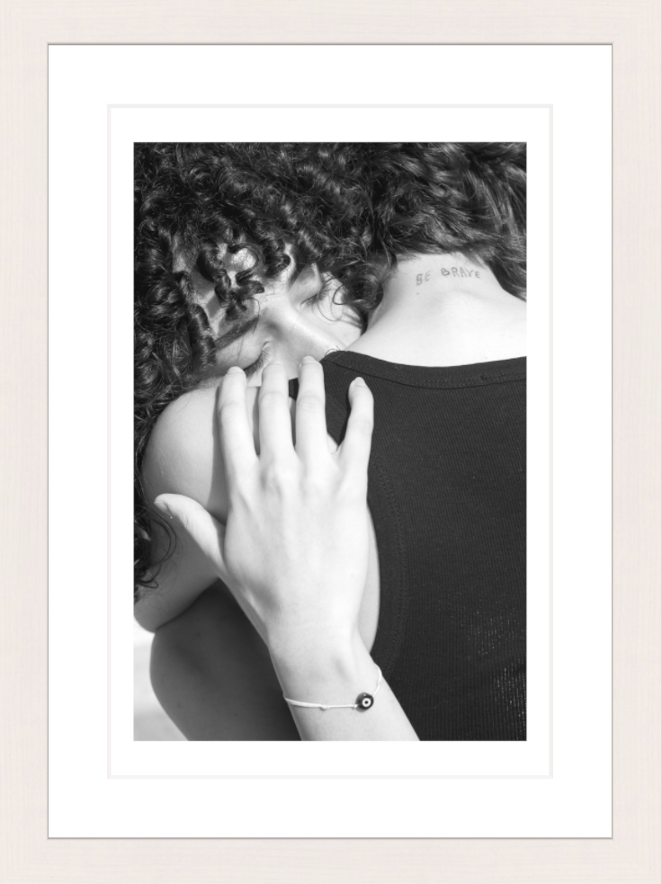 20 x 30 cm, Framed - White Maple (B&W) Zied Ben Romdhane