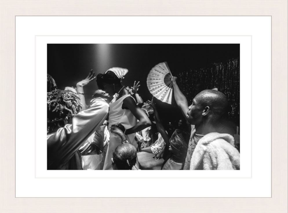 30 x 20 cm, Framed - White Maple (B&W) Temiloluwa Johnson