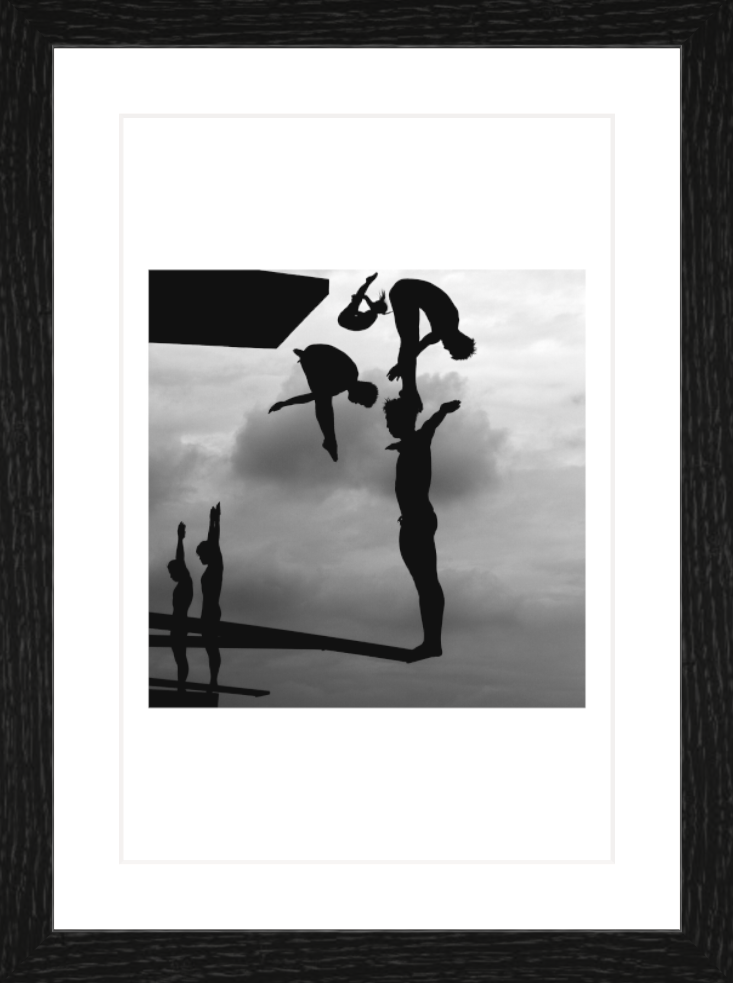 20 x 30 cm, Framed - Black Oak (B&W) Adam Pretty