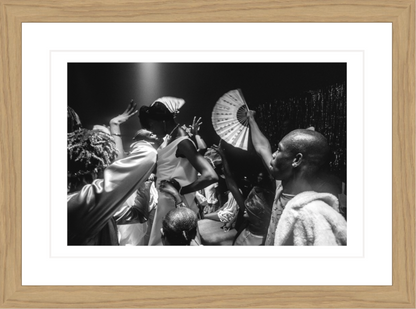 30 x 20 cm, Framed - Oak (B&W) Temiloluwa Johnson