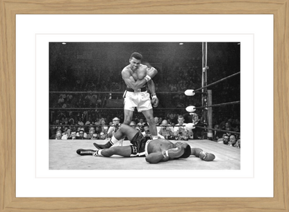 30 x 20 cm, Framed - Oak (B&W) John Rooney