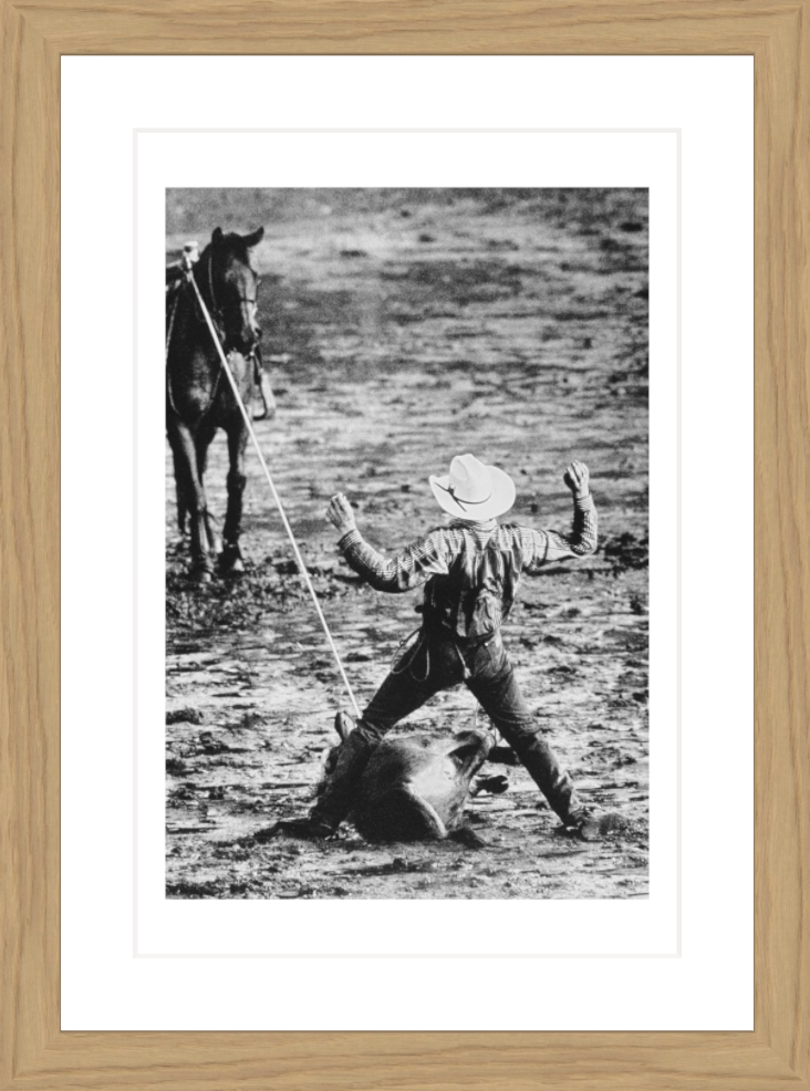 20 x 30 cm, Framed - Oak (B&W) Klaas Jan van der Weij