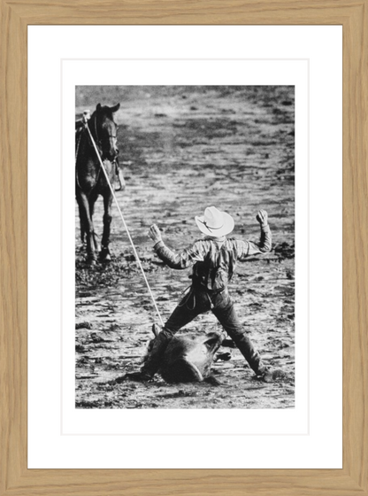 20 x 30 cm, Framed - Oak (B&W) Klaas Jan van der Weij