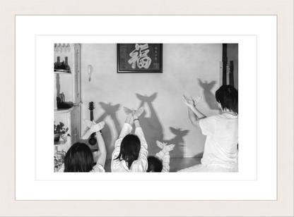 30 x 20 cm, Framed - White Maple (B&W) Wang Naigong