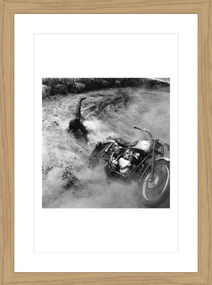 20 x 30 cm, Framed - Oak (B&W) Mogens von Haven