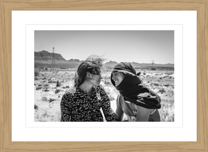 30 x 20 cm, Framed - Oak (B&W) Alejandro Cegarra