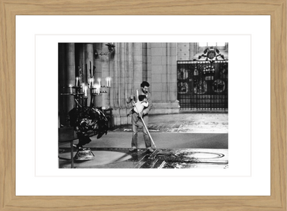 30 x 20 cm, Framed - Oak (B&W) Folke Hellberg