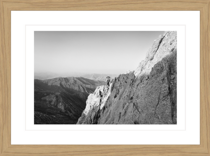 30 x 20 cm, Framed - Oak (B&W) Ebrahim Alipoor