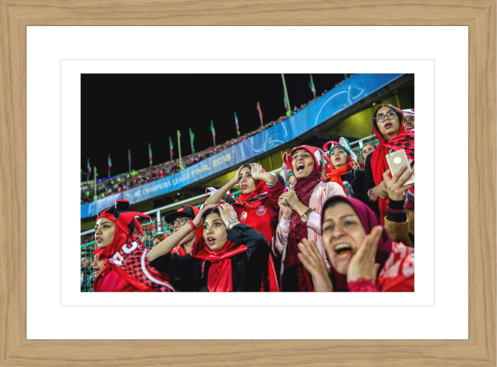 30 x 20 cm, Framed - Oak Forough Alaei