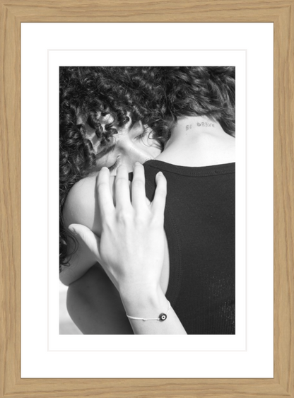 20 x 30 cm, Framed - Oak (B&W) Zied Ben Romdhane