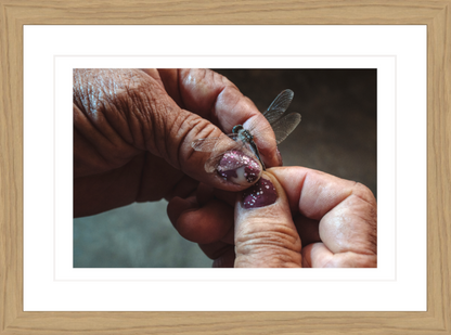 30 x 20 cm, Framed - Oak Hannah Reyes Morales