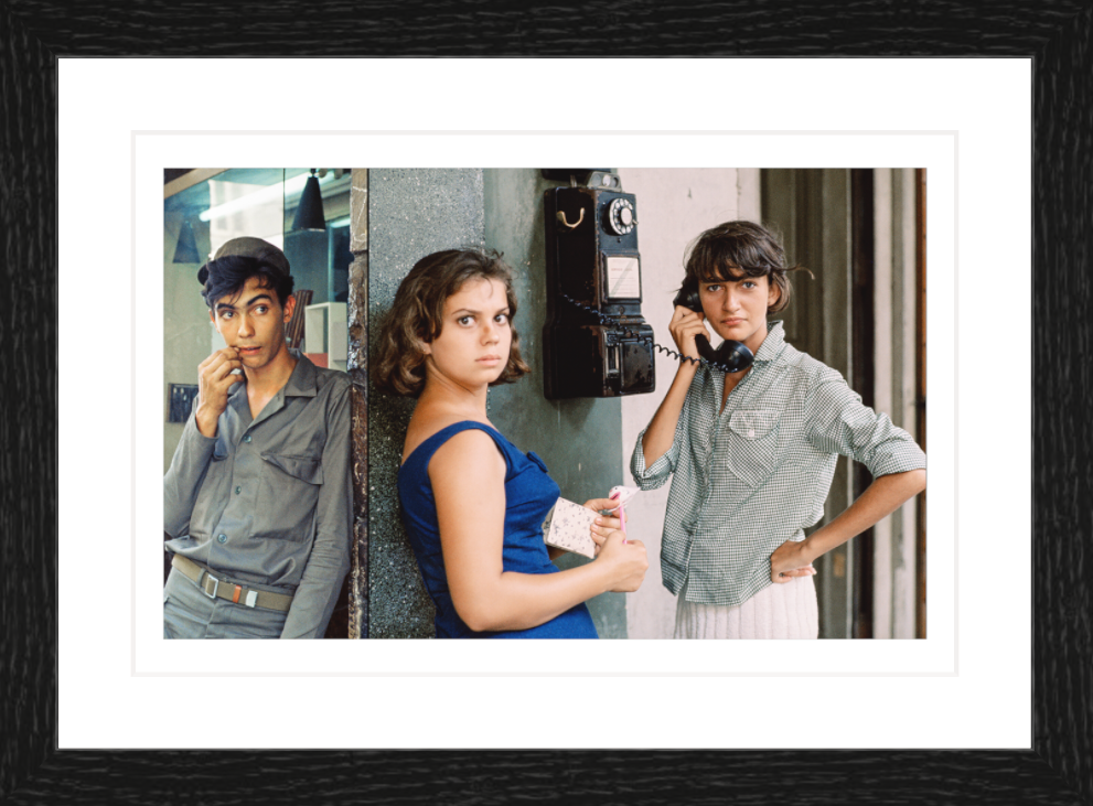 30 x 20 cm, Framed - Black Oak Ed van der Elsken