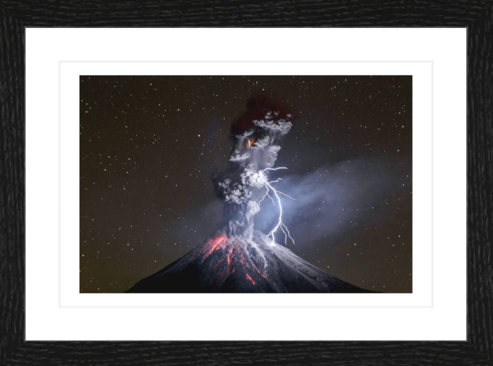 30 x 20 cm, Framed - Black Oak Sergio Tapiro