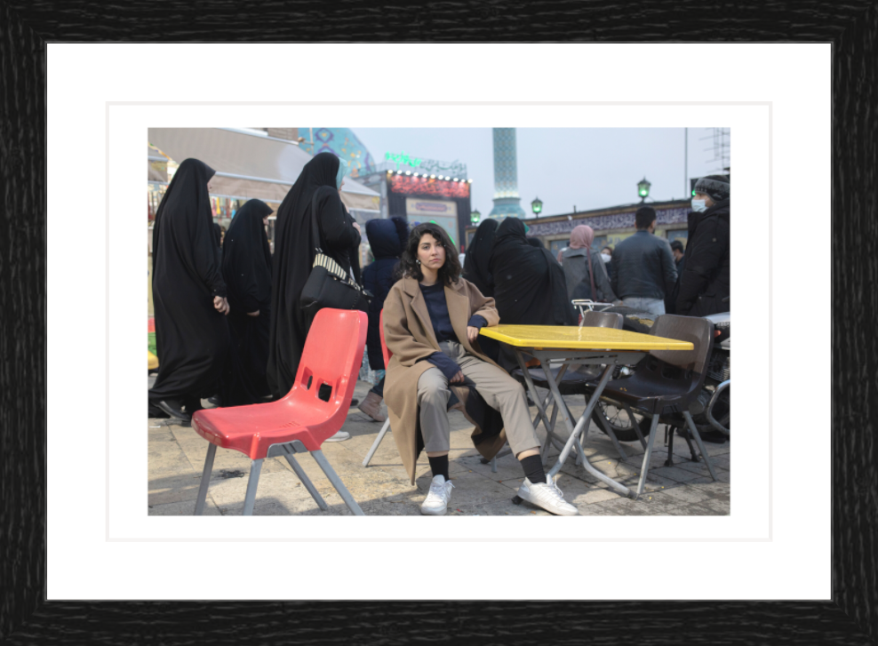 30 x 20 cm, Framed - Black Oak Ahmad Halabisaz