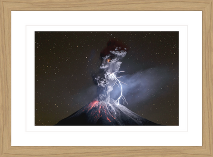 30 x 20 cm, Framed - Oak Sergio Tapiro