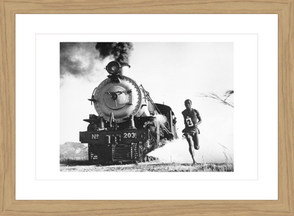 30 x 20 cm, Framed - Oak (B&W) David Paynter