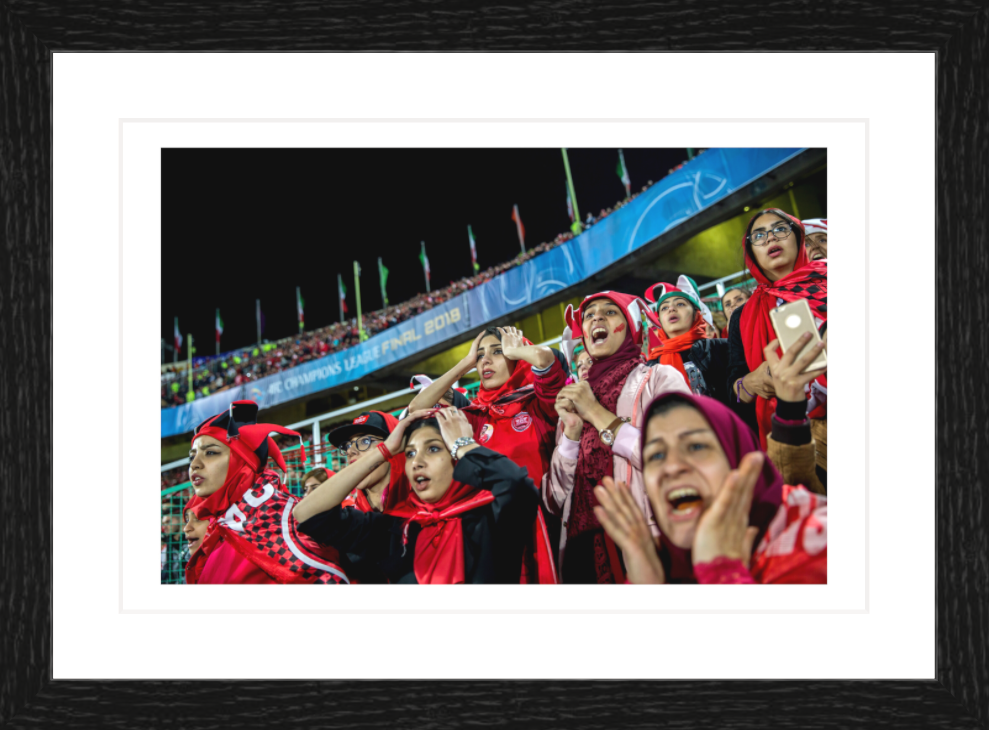 30 x 20 cm, Framed - Black Oak Forough Alaei