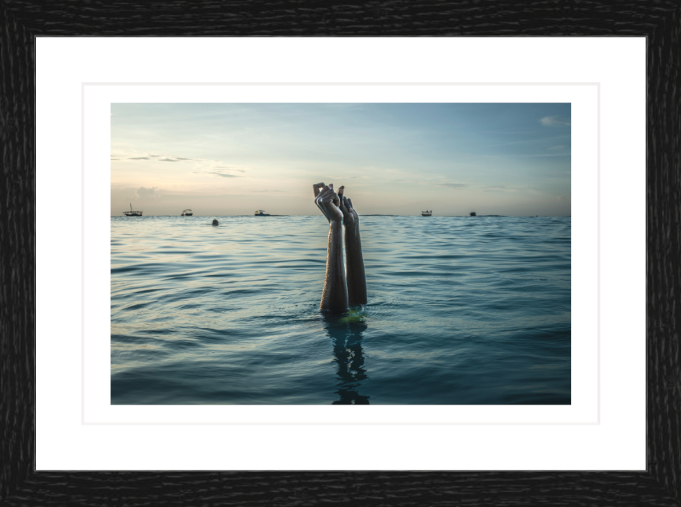 30 x 20 cm, Framed - Black Oak Anna Boyiazis